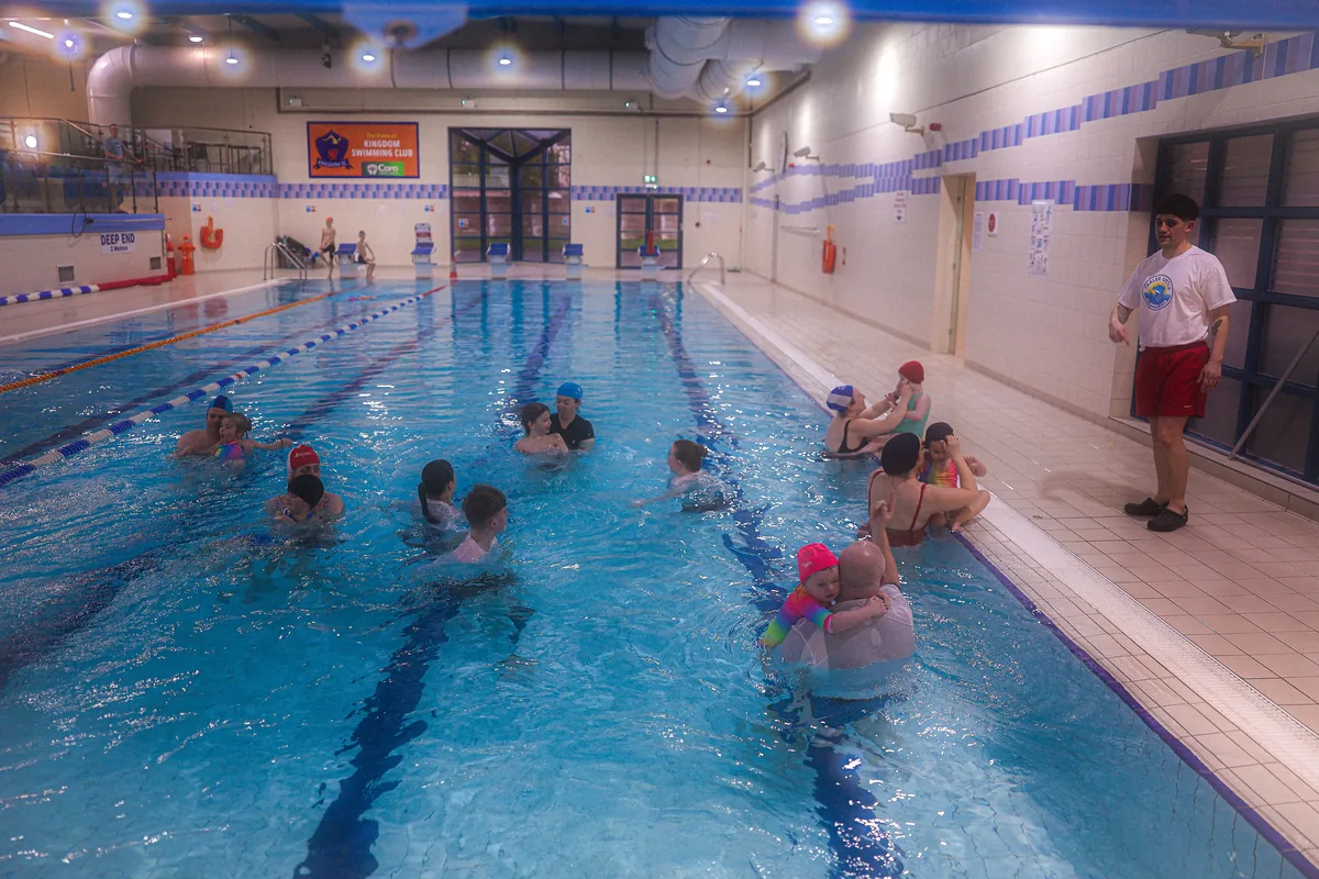 A lesson under way in the pool at the Tralee Sports Complex