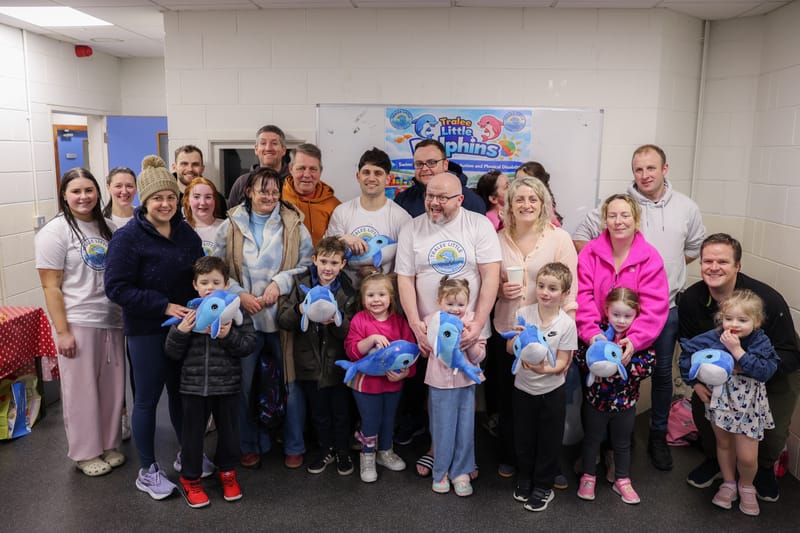 Families, children and coaches gathered at the first Tralee Little Dolphins Open Day